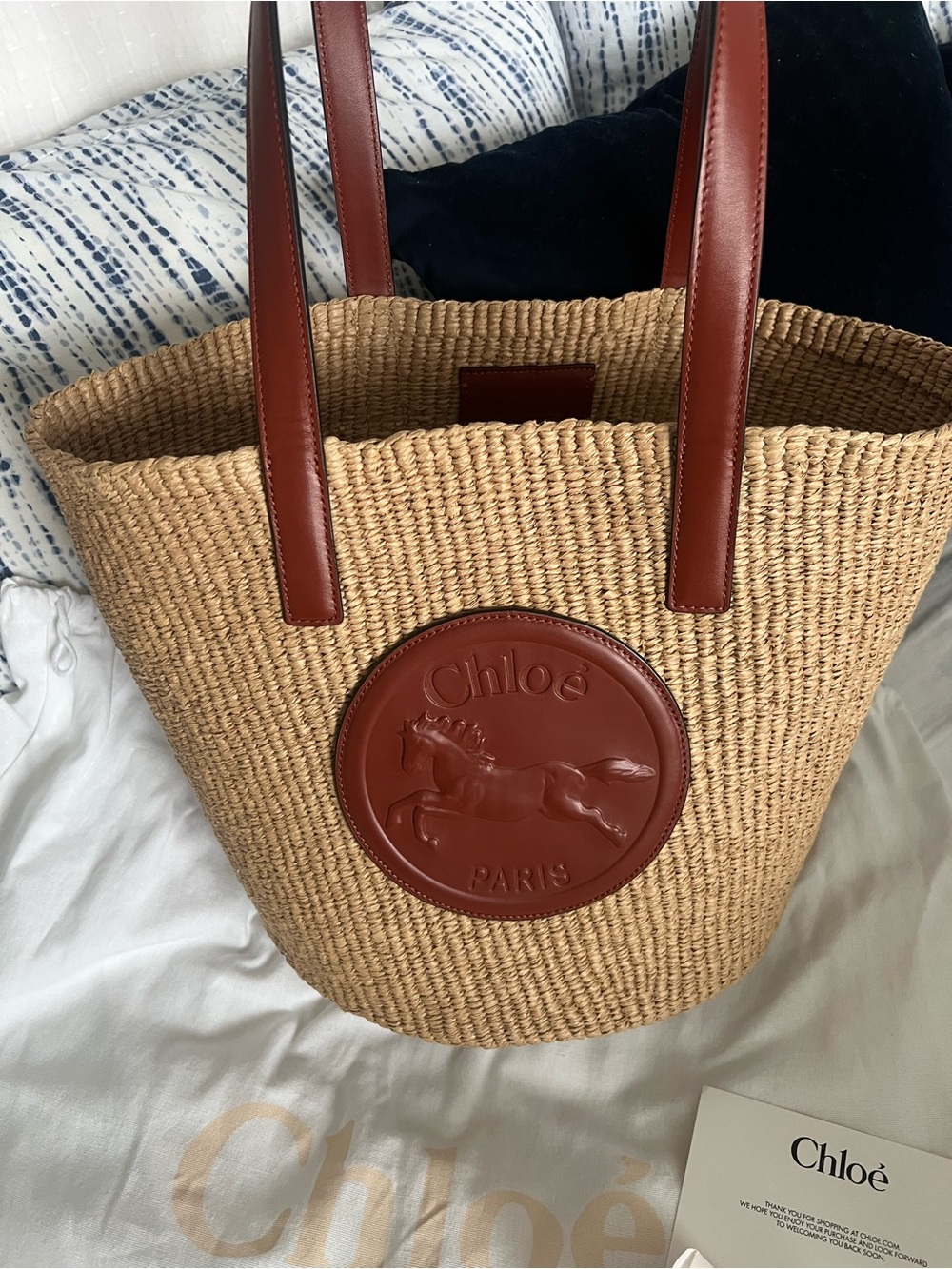 Chloe Horse Medal bag new